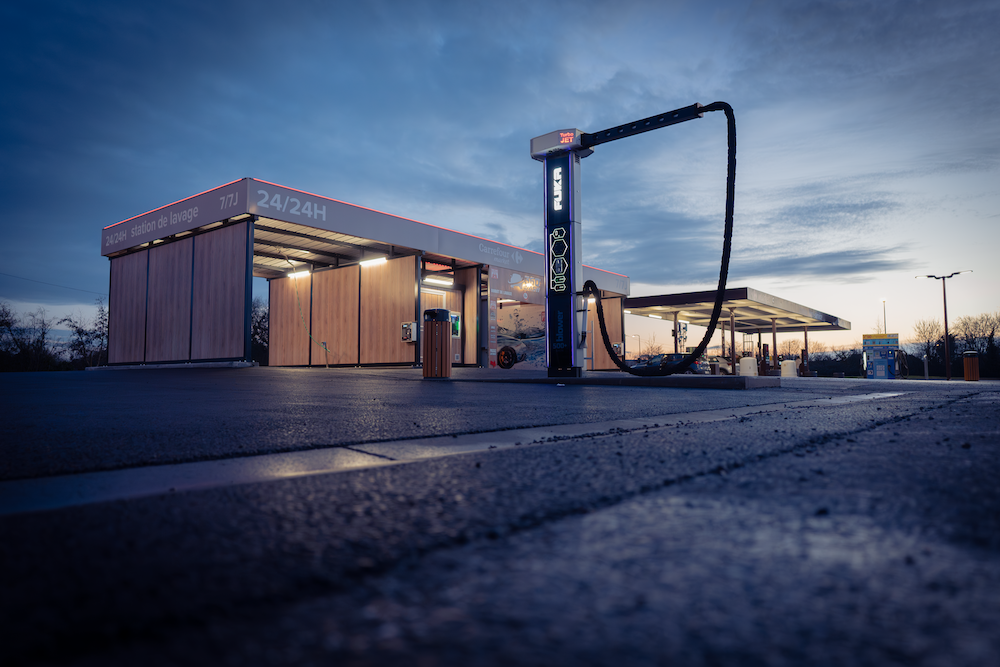 Alimentation électrique d’une station de lavage